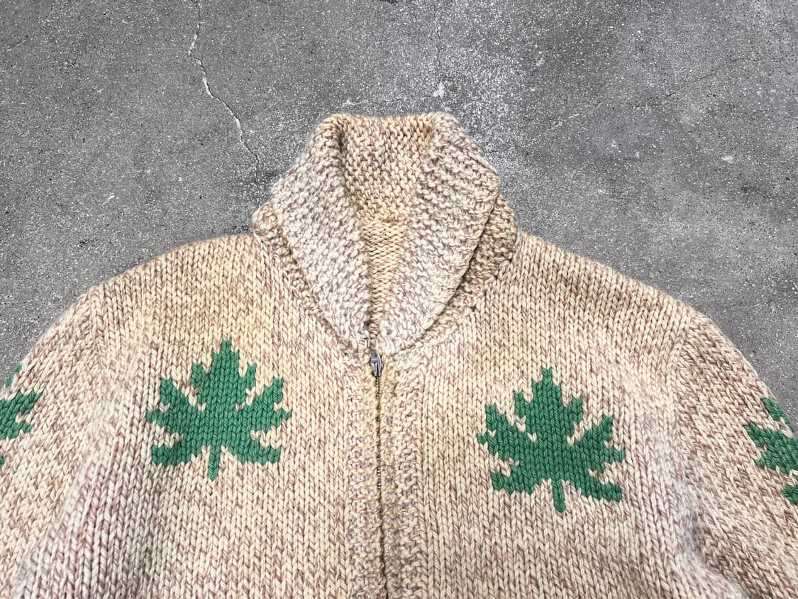 60‘s 캐나다 코위찬 비버 패턴 상품이미지4