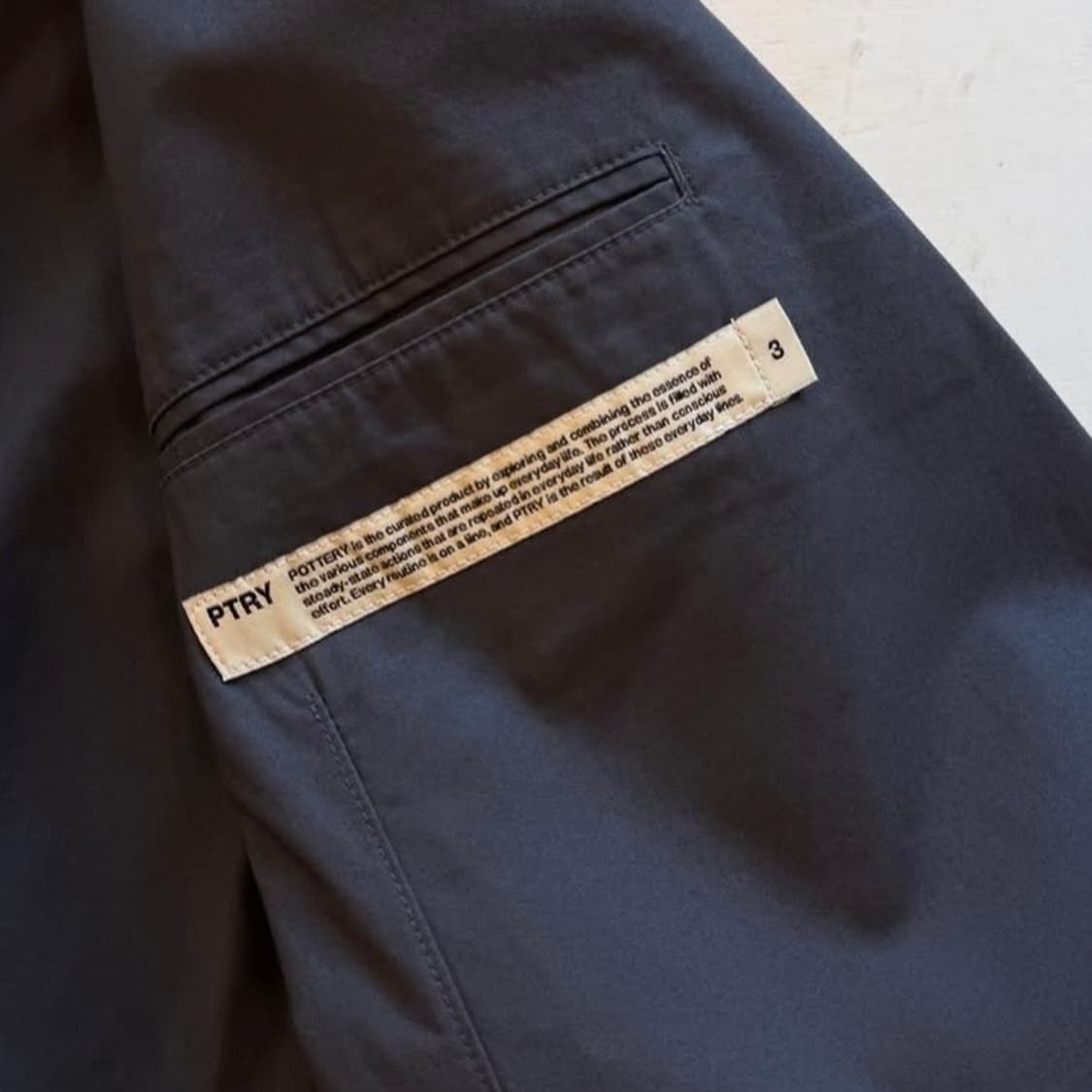 23fm 포터리 챠콜 코튼 블레이져 상품이미지7