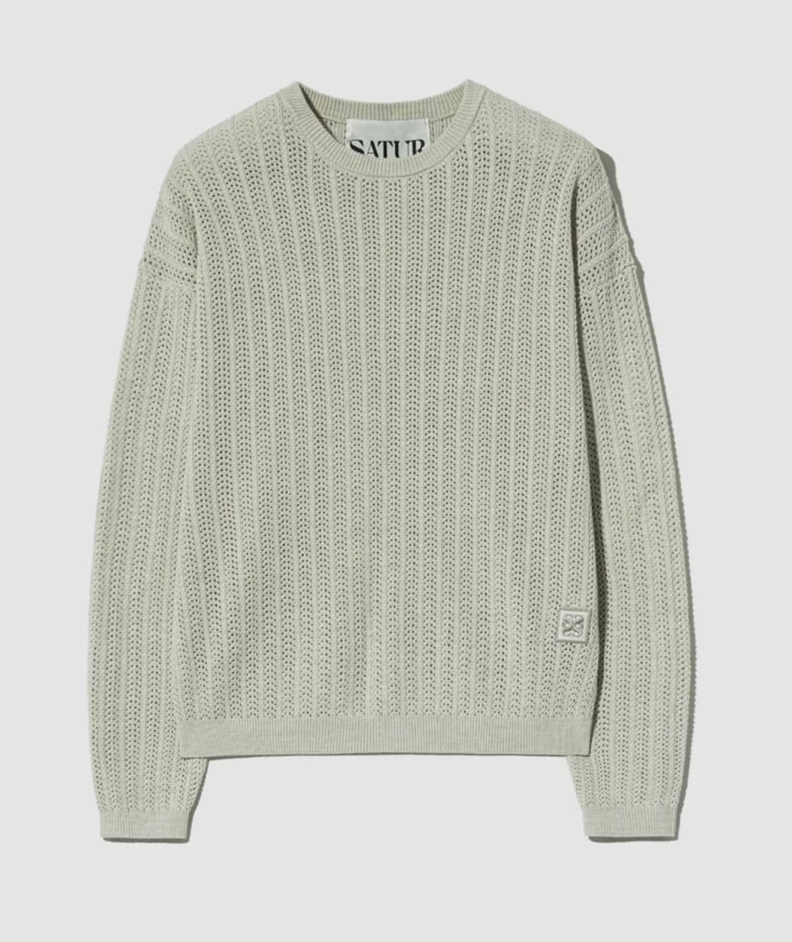 SATUR 세터 이비자 네츄럴 메시드 니트 상품이미지1