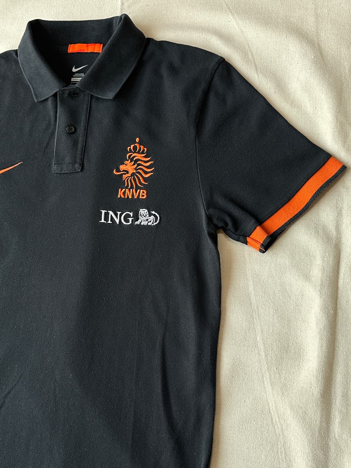 나이키 네덜란드 축구 국가대표 KNVB 카라 반팔티 L 상품이미지6