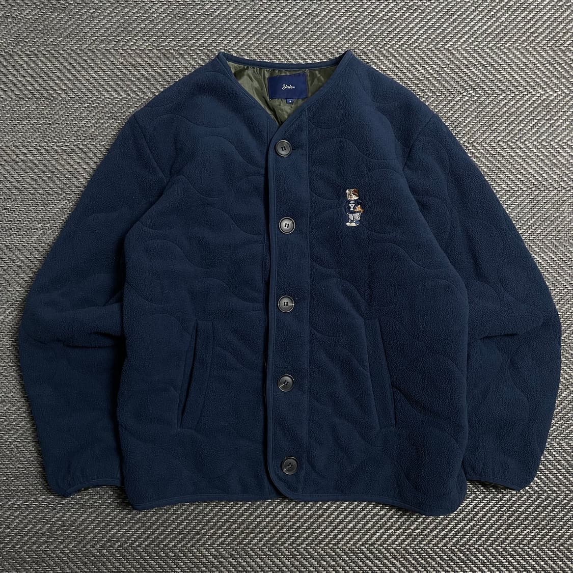 Yali 예일 퀼팅 플리스 자켓 네이비o 5334 상품이미지1