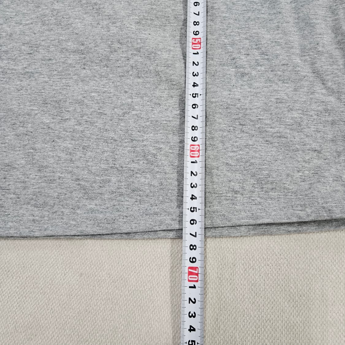 M 빈티지 빅로고 그레이 반팔 티 0619Y 상품이미지6