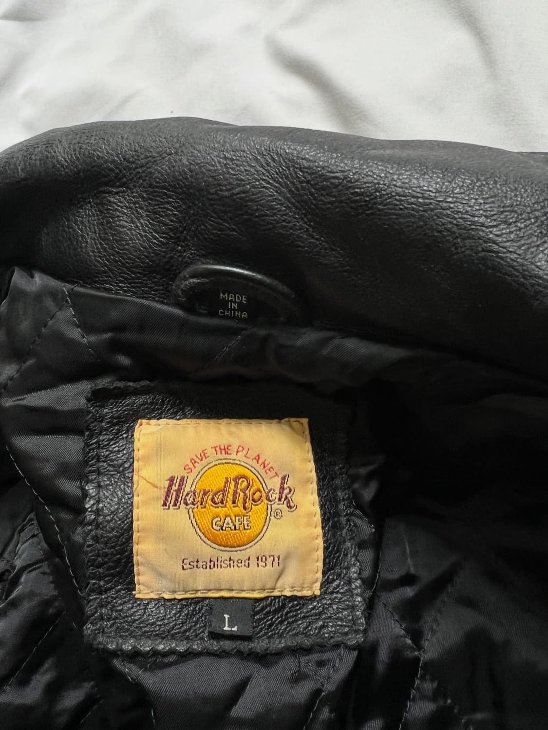 하드락카페 가죽 라이더 자켓 상품이미지5