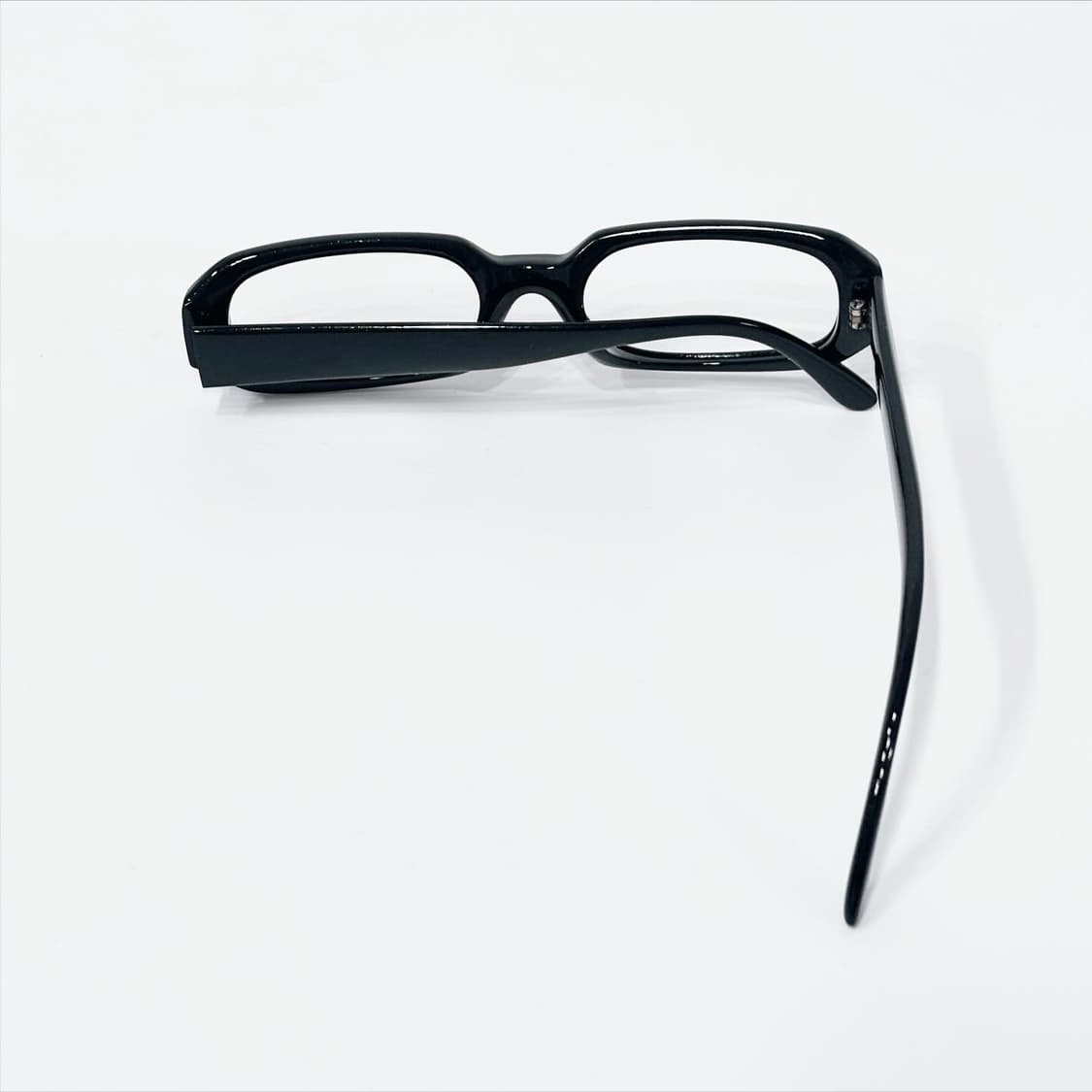 블랙 볼드 스퀘어 뿔테 데드스탁 빈티지안경 상품이미지3