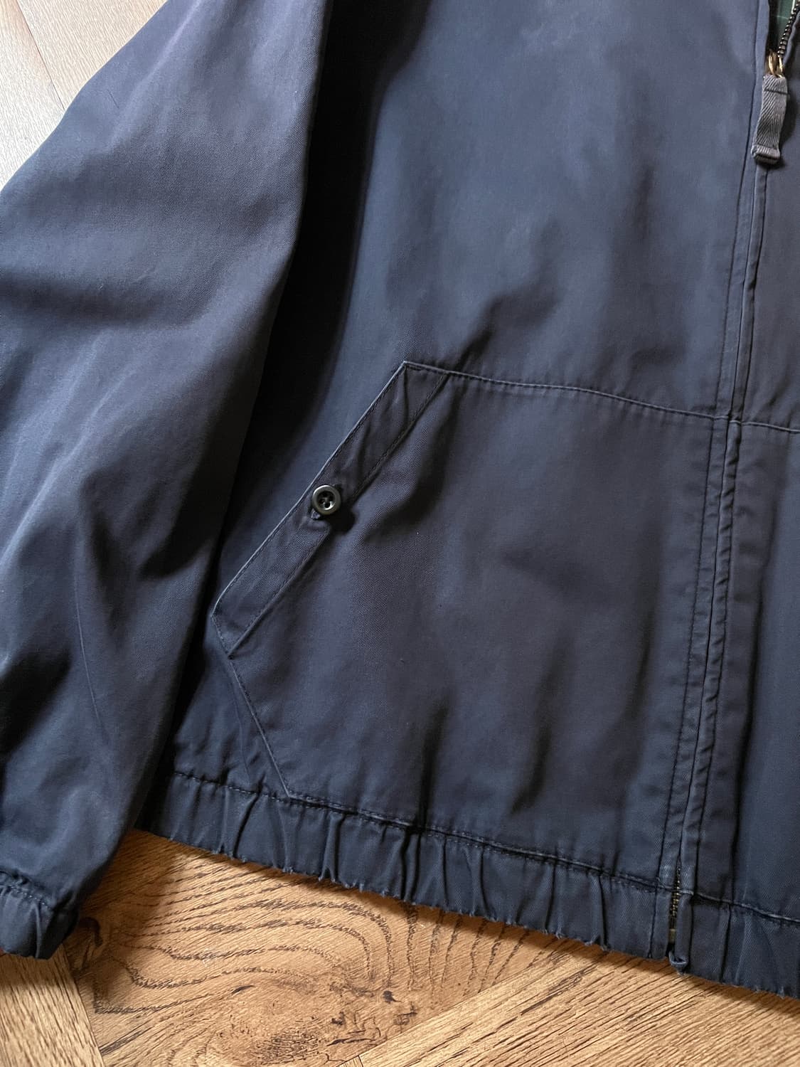 [L]폴로 랄프로렌 체크 라이닝 네이비 베이포트 자켓 상품이미지3