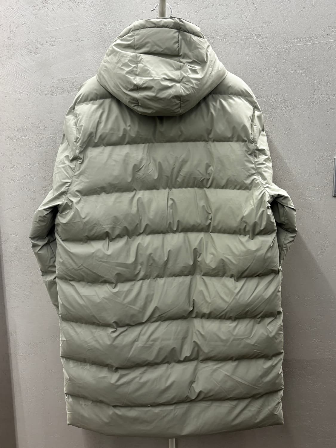 Rains 레인스 롱 푸퍼 자켓 시멘트 XXL 상품이미지9