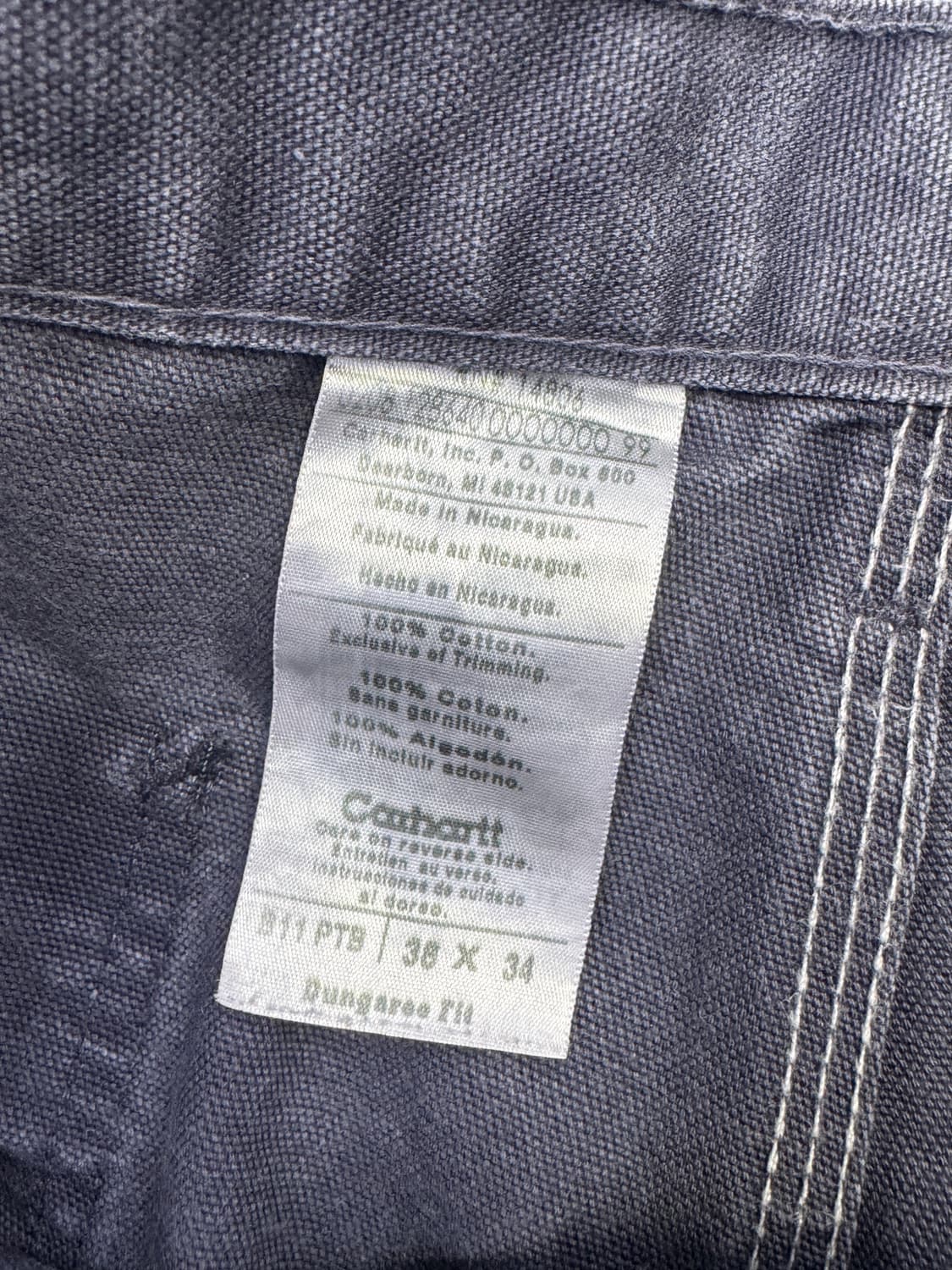 칼하트 싱글니 b11 ptb 패트롤블루 상품이미지7