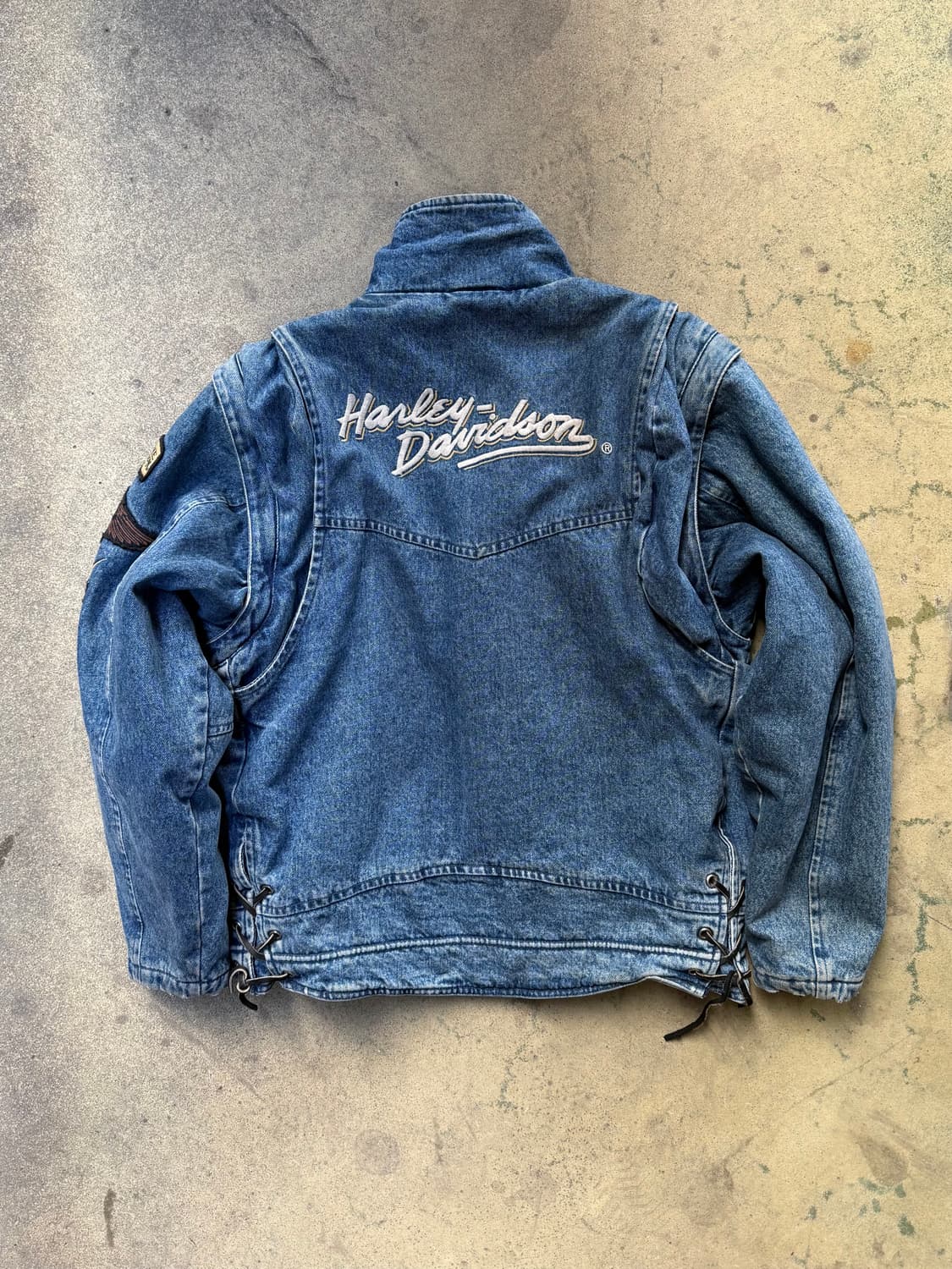90s Harley Davidson Convertible Jacket 상품이미지3