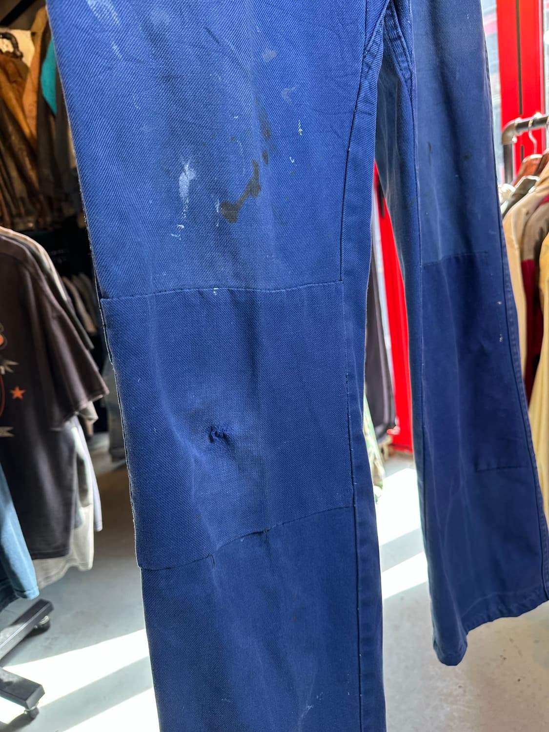 60-70s 프렌치워크웨어 페인팅 프렌치 워크팬츠 상품이미지5