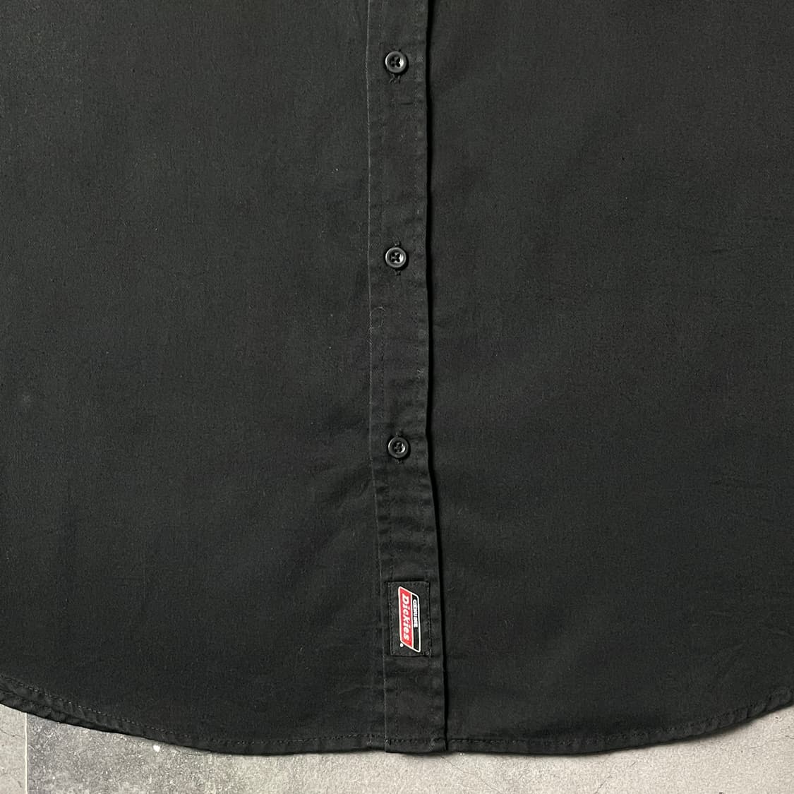 DICKIES 디키즈 빈티지 블랙 플랩포켓 반팔 워크 셔츠 A00968 상품이미지4