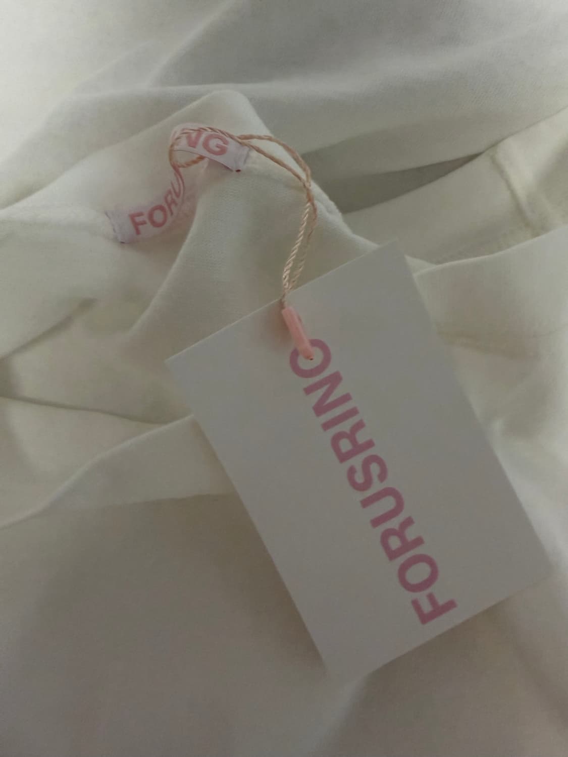 포어링 Baby face box tee (white) 상품이미지2