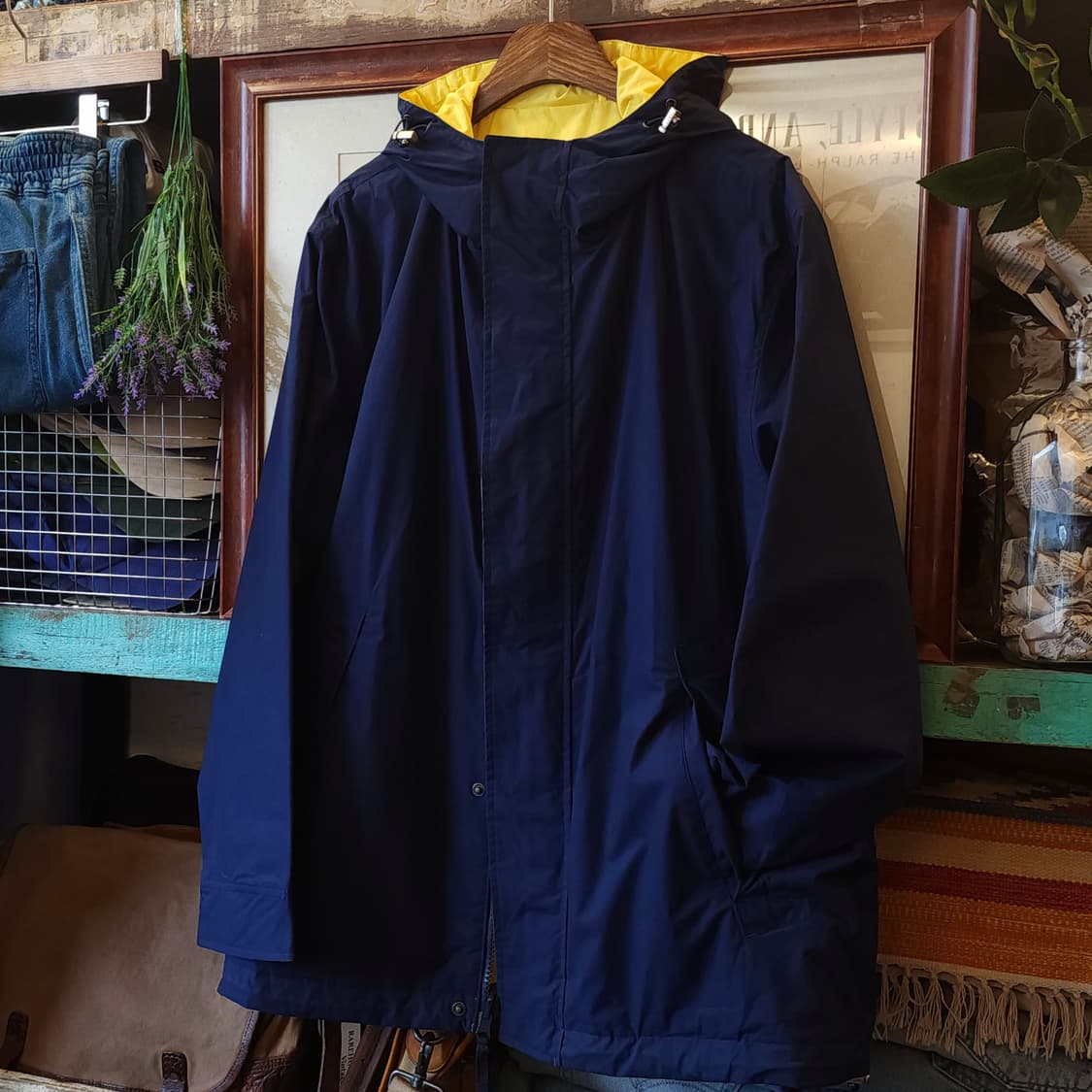 90s 폴로 랄프로렌 리버시블 마운틴 파카 후드 점퍼 야상 LL 상품이미지3