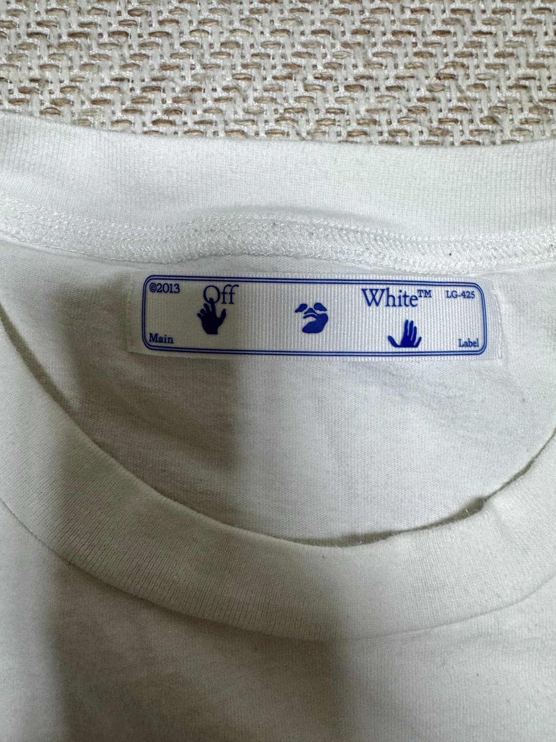 [정품] 오프화이트 티셔츠 2xl 상품이미지3