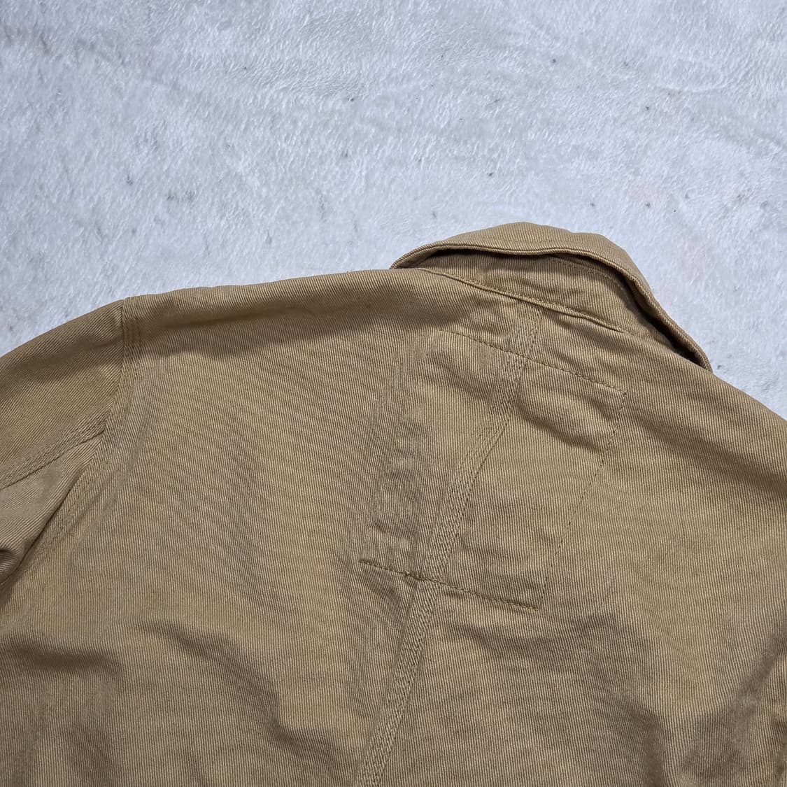 베이지 피그먼트 워싱 포켓 워크 자켓 상품이미지6