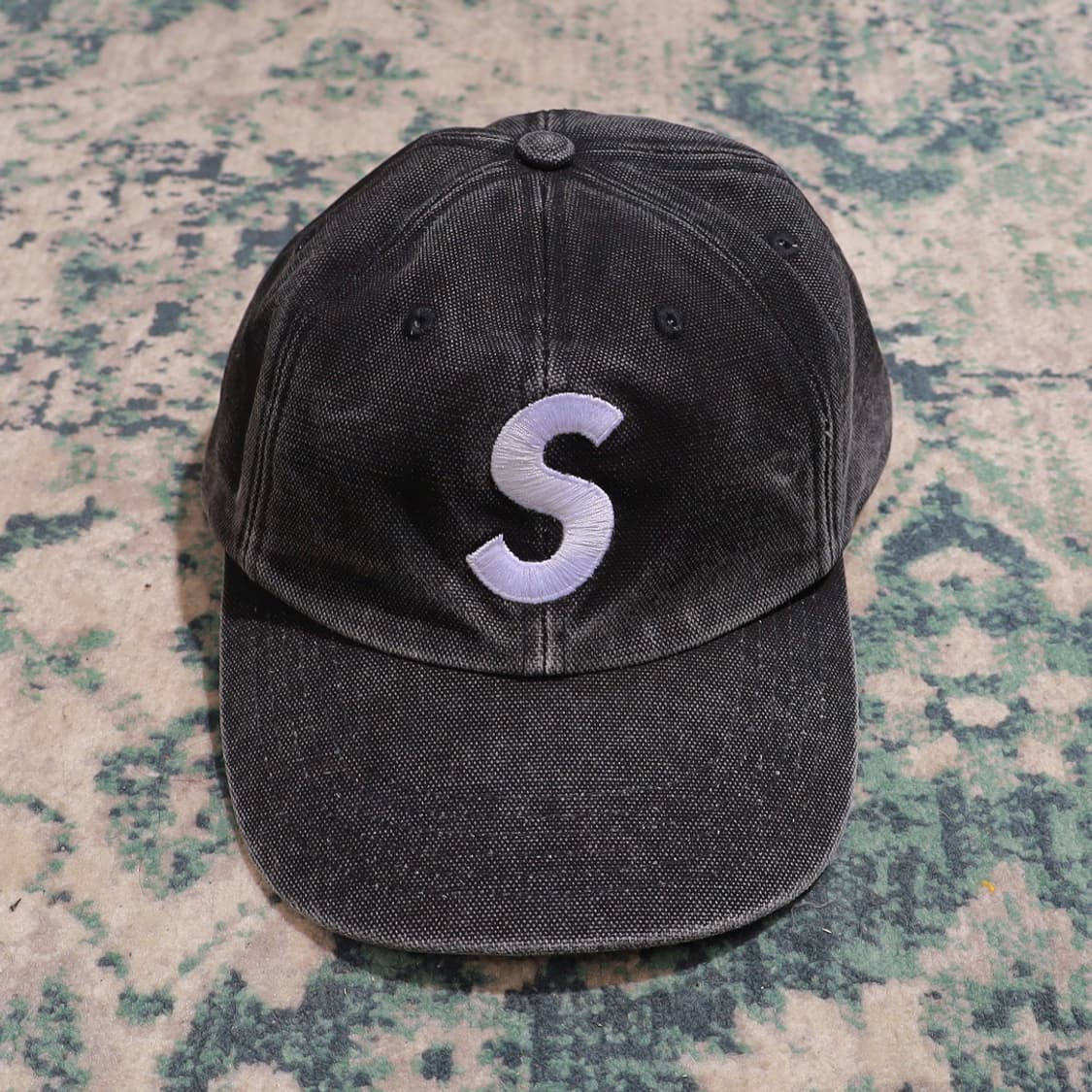 Supreme 슈프림 26ss S 로고 6-패널 캡 (블랙 워싱) 상품이미지2