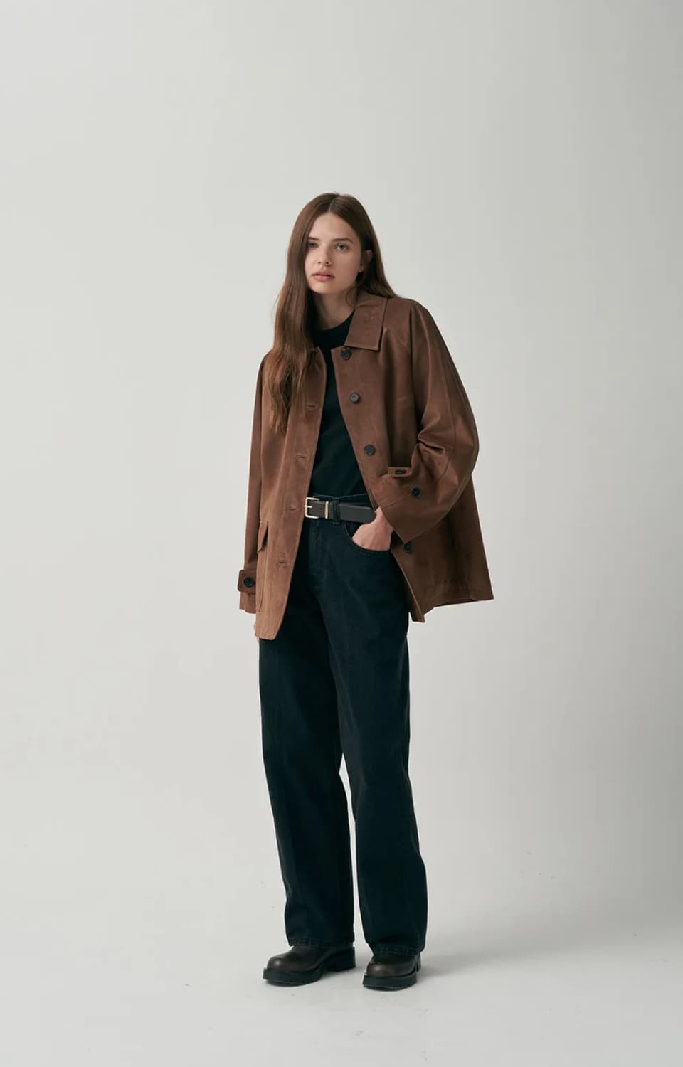 Mott 모트 리얼스웨이드 하프 자켓  상품이미지3