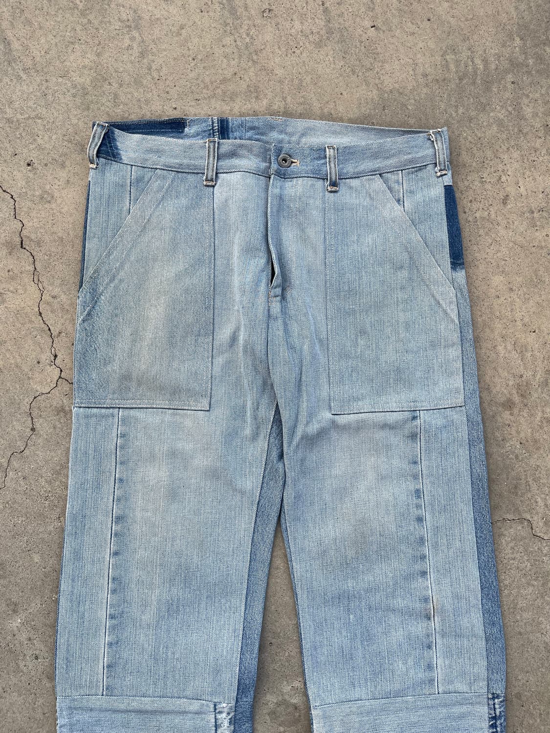 00s USA 빈티지 리바이스 리메이크 데님 팬츠 상품이미지4