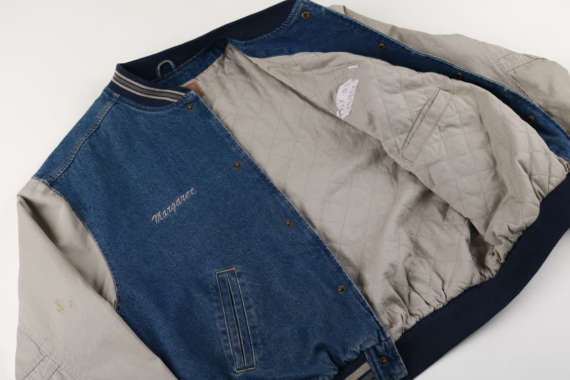 [M] 00's 기어 포 스포츠 데님 바시티 자켓 상품이미지7