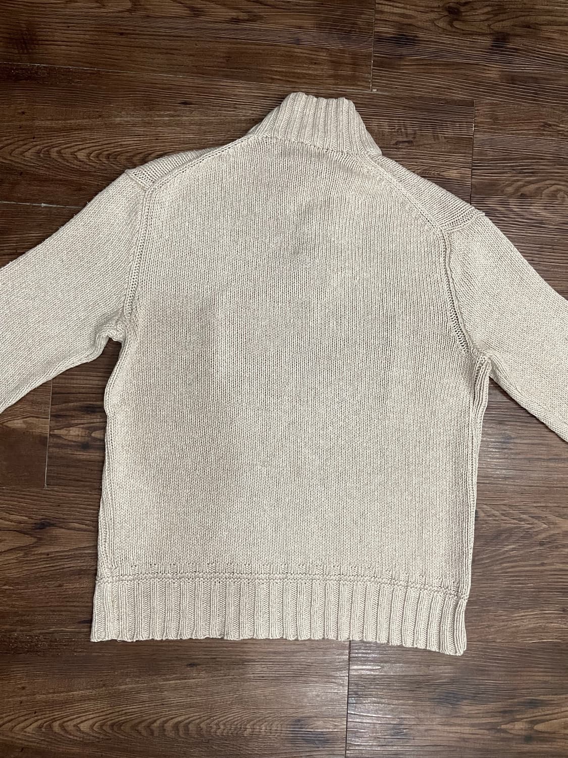 폴로 랄프로렌 베이지 토글 성조기 니트 스웨터 상품이미지9