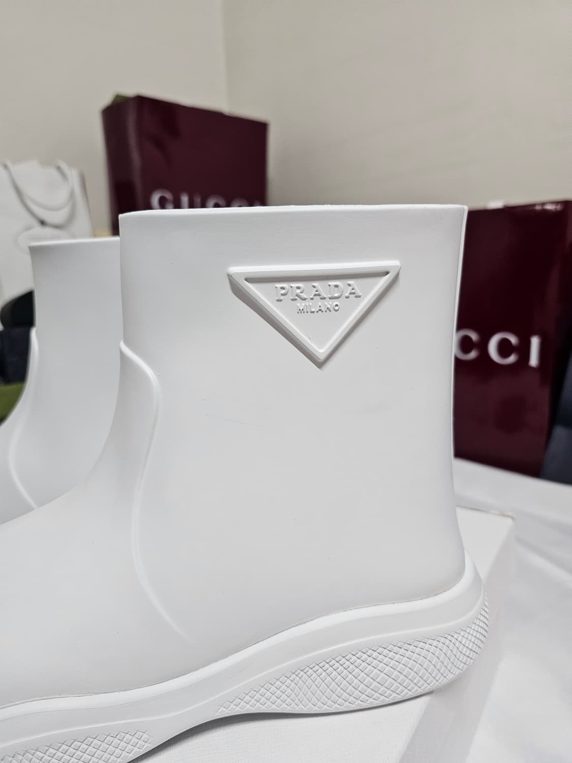 (새상품)프라다 레인부츠 프라다스니커즈팝니다 상품이미지2