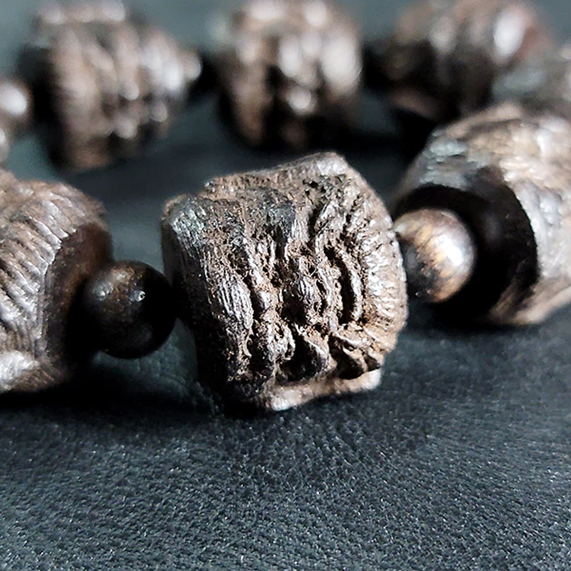 십팔나한 백단향 20mm 남자 소품 부처님 얼굴 불교 염주 팔찌 상품이미지2