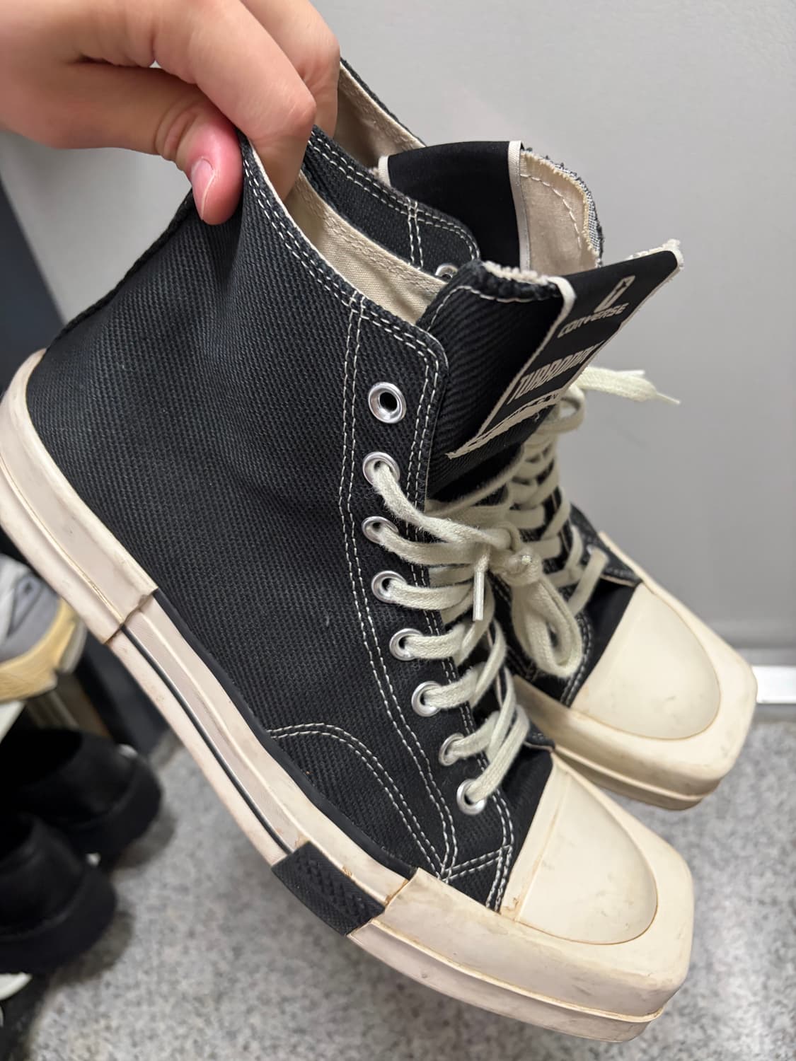 280 릭오웬스 다크쉐도우 커버스 터보다크 척70 하이 상품이미지5