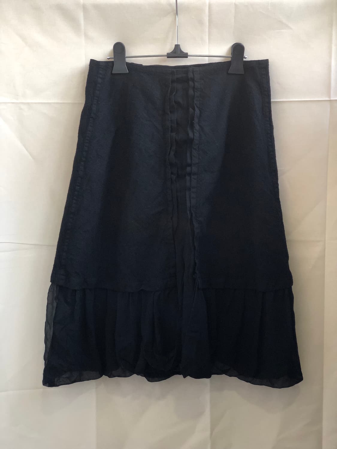 꼼데가르송 트리콧 더블 버튼 스커트 상품이미지2