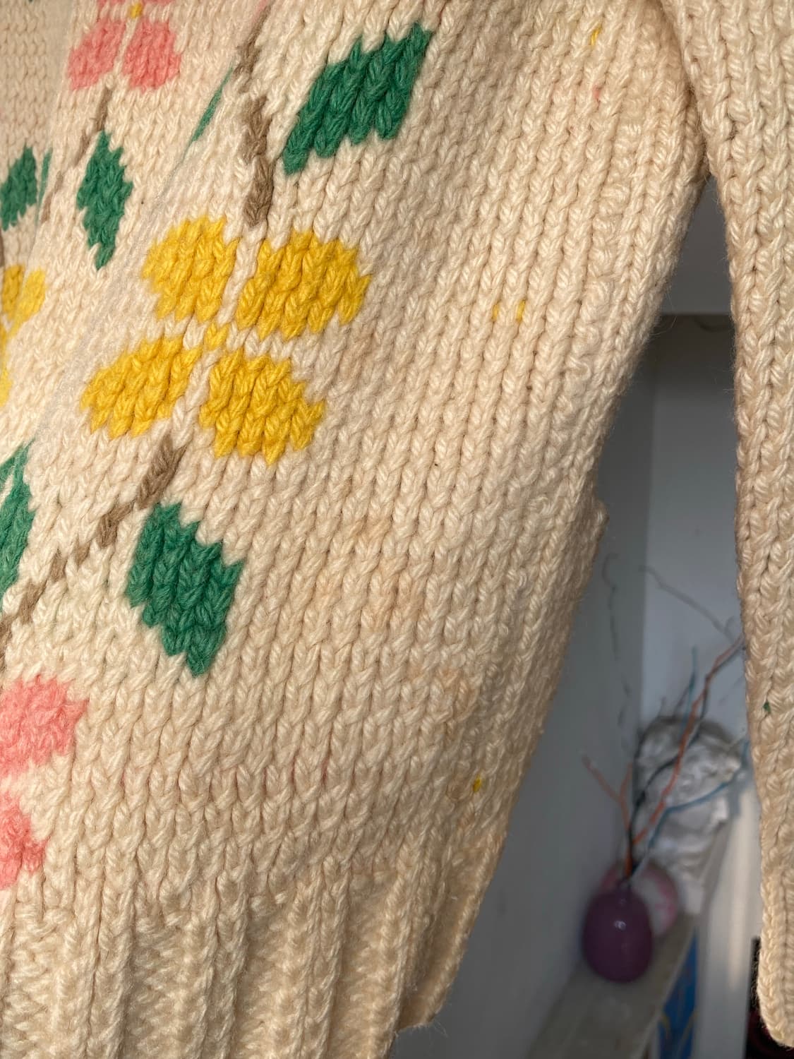 핸드메이드 울 플라워 자켓 상품이미지8