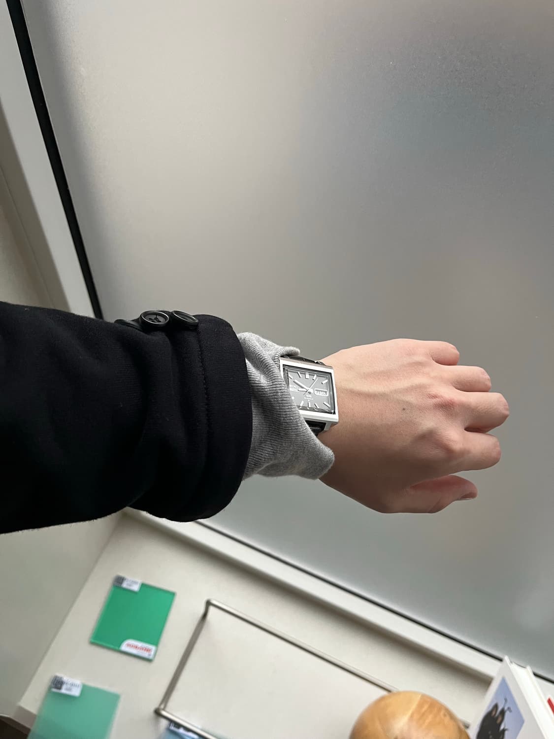 세이코 TV 스퀘어 빈티지 시계 상품이미지3