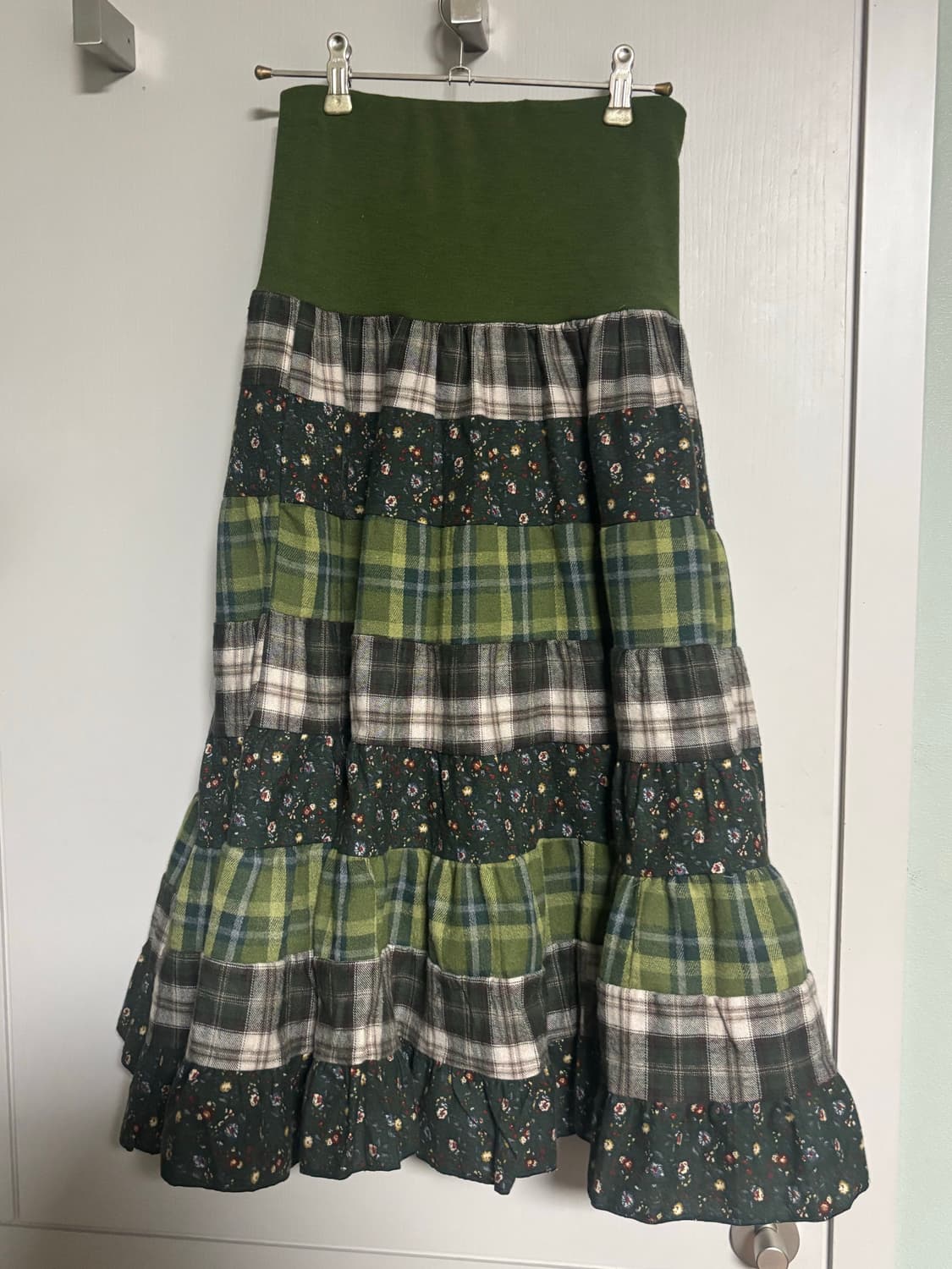 노컨텐츠 290. 멀티웨이 튜브 스커트 _ 포레스트 그린 상품이미지3