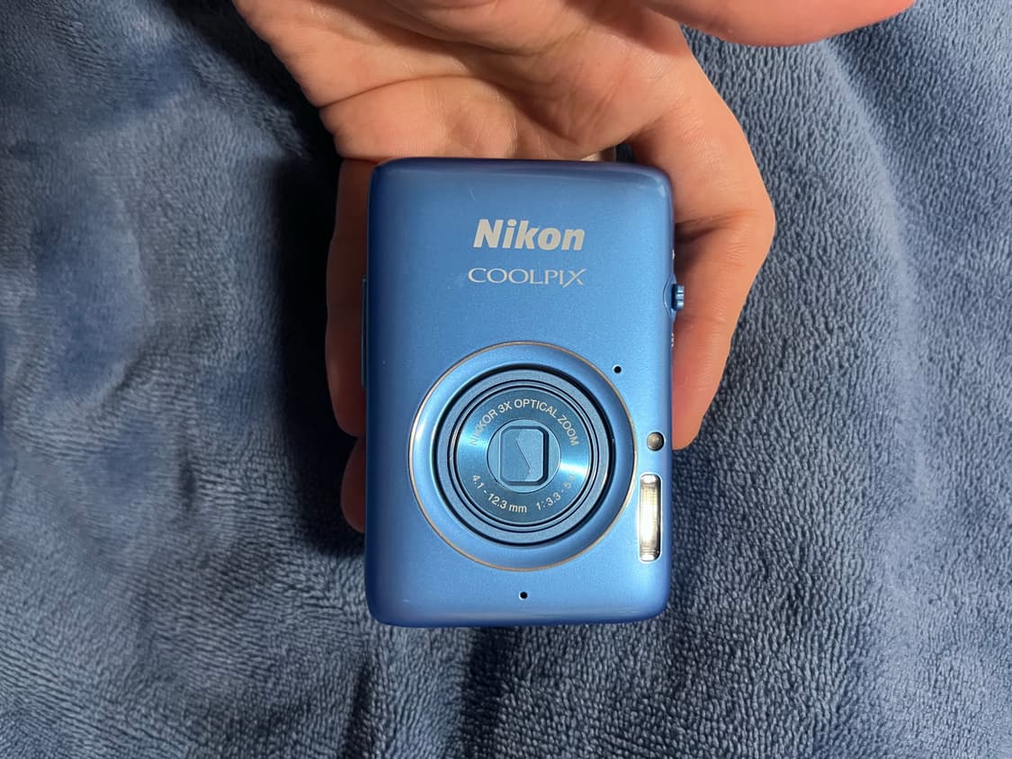 니콘 쿨픽스so2 (희귀) 블루디카 + 가죽케이스+USB 묶어서 팜 상품이미지3