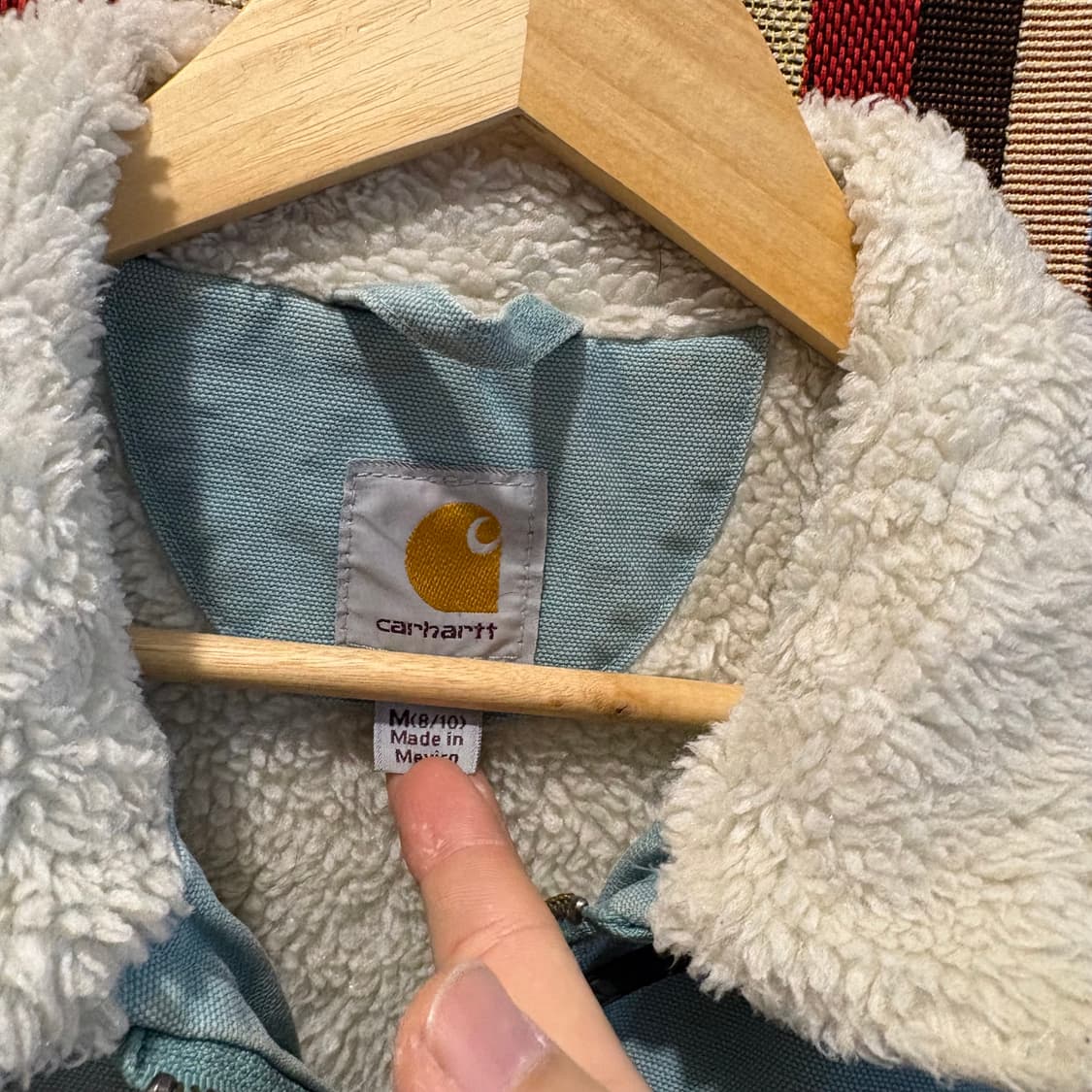 칼하트 와일드 우드 쉐르파 자켓 상품이미지4