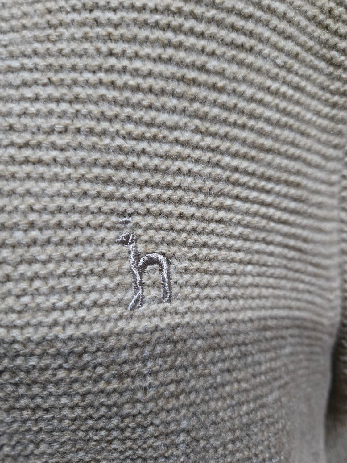 헤지스 골프 남성 방풍 니트 집업 상품이미지5