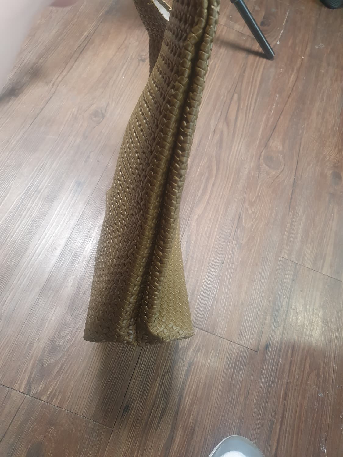 올리브색 위빙 숄더백 상품이미지2