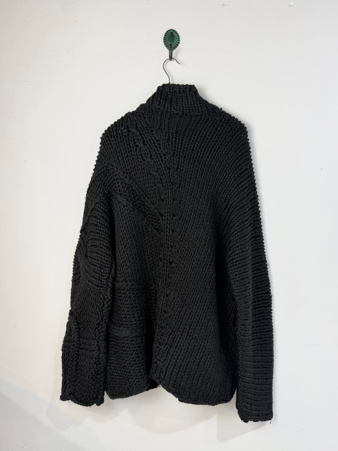 90s 알렉산더 맥퀸 핸드니트 집업 상품이미지5