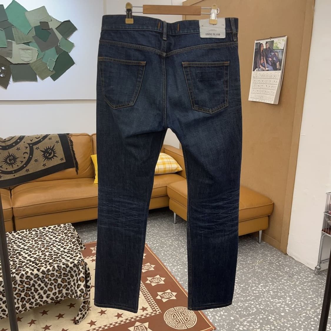 스톤 아일랜드 올드스쿨 빈티지 히든패치 데님팬츠 30인치 C09593 상품이미지4