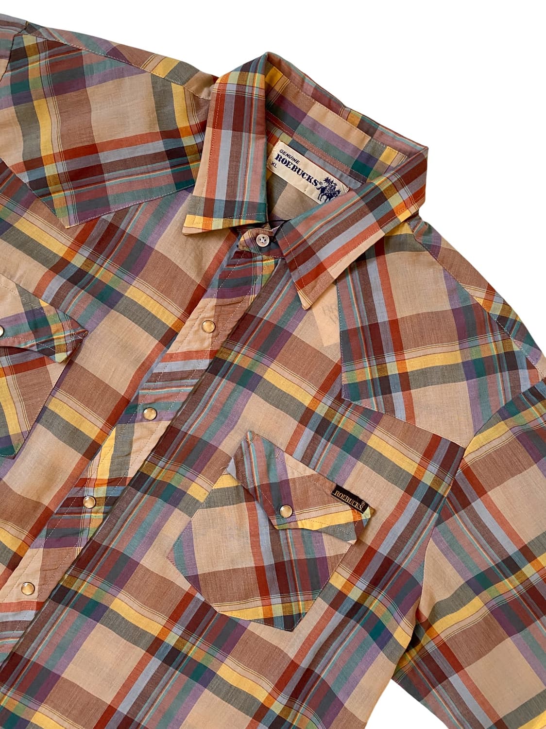 빈티지 체크 포켓 셔츠 (Man 2XL) AB1337 상품이미지3