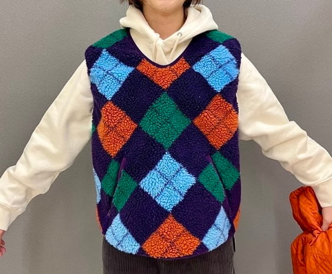 Beams Boy 자카드 보아 풀오버 베스트 상품이미지2