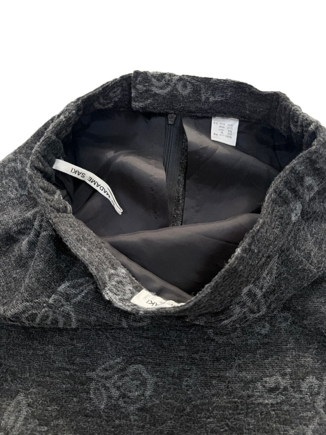 빈티지 블랙 로즈 롱 스커트 상품이미지4