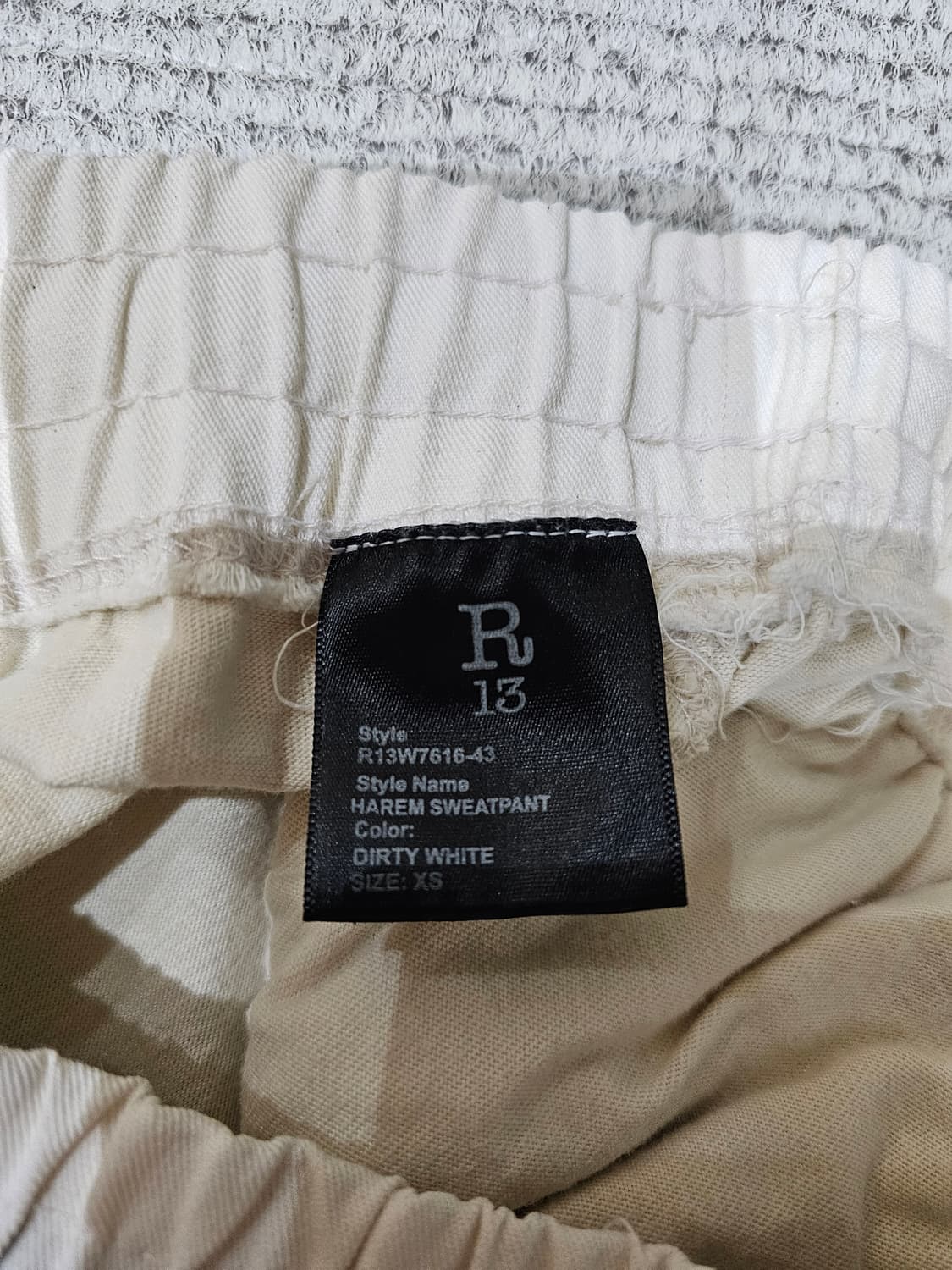 R13
Drawstring Harem Sweatpants 상품이미지8