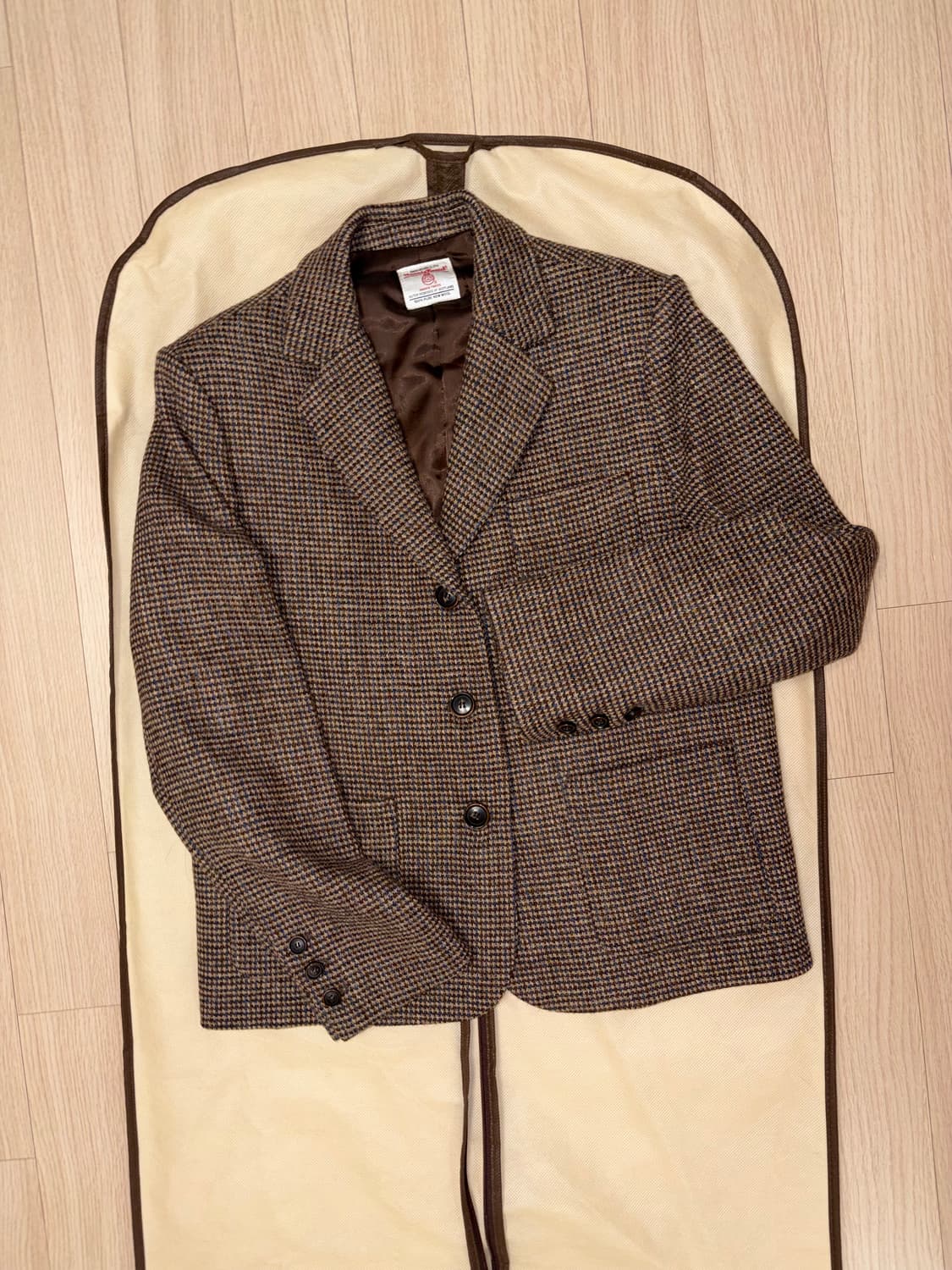 시엔느 부티크 헤링본 체크 자켓 상품이미지1