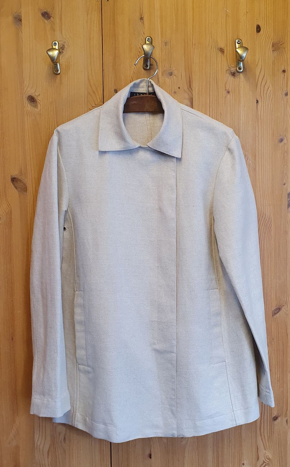 66.띠어리 린넨 클로즈자켓 상품이미지1