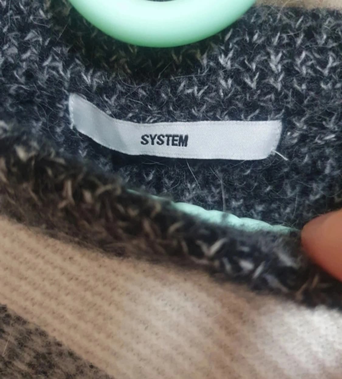 시스템옴므 언발체크 모헤어니트  상품이미지3