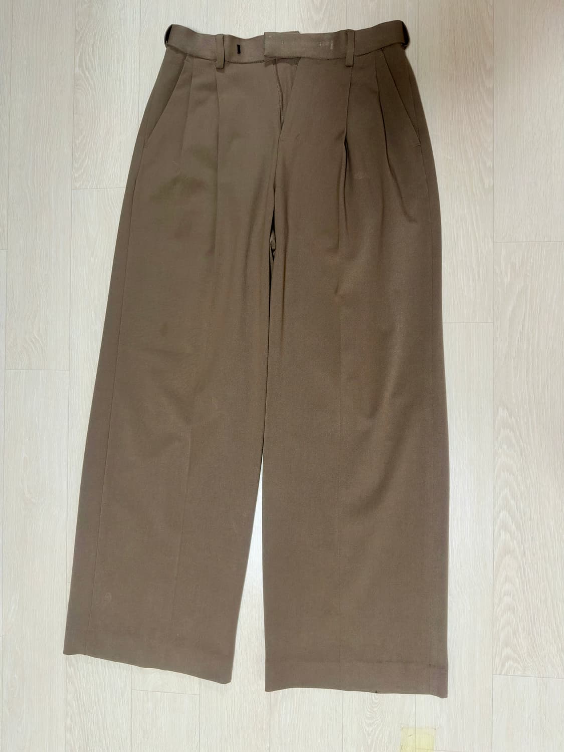 무신사 슈퍼 와이드 히든 밴딩 슬랙스 상품이미지3