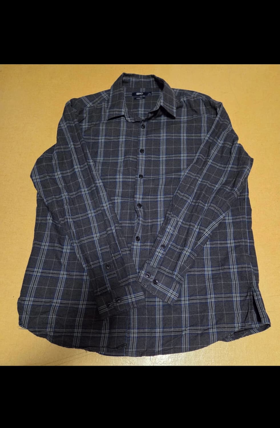 SPAO 스파오 남성 체크 셔츠 XL 루즈핏 상품이미지1