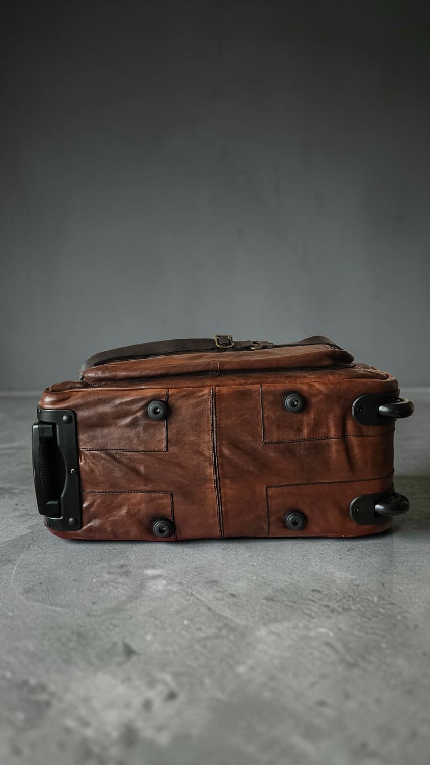이태리 캄포마찌 가죽 보스턴백 여행가방 캐리어 상품이미지3