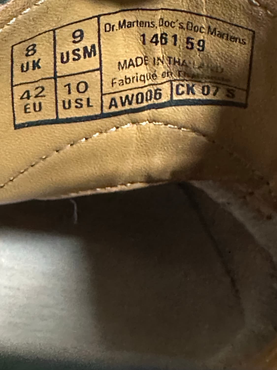(270,uk8) 닥터마틴 1461 스무스 상품이미지6