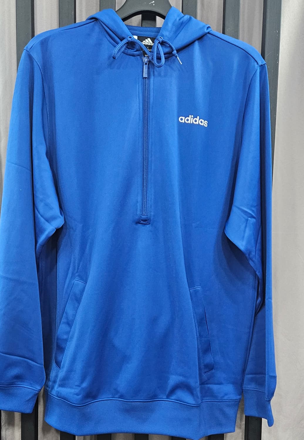 아디다스 올드스쿨 반집업 오버핏 후드 L 상품이미지2