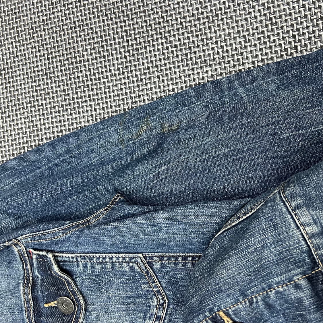 후아유 워싱 데님자켓 상품이미지4