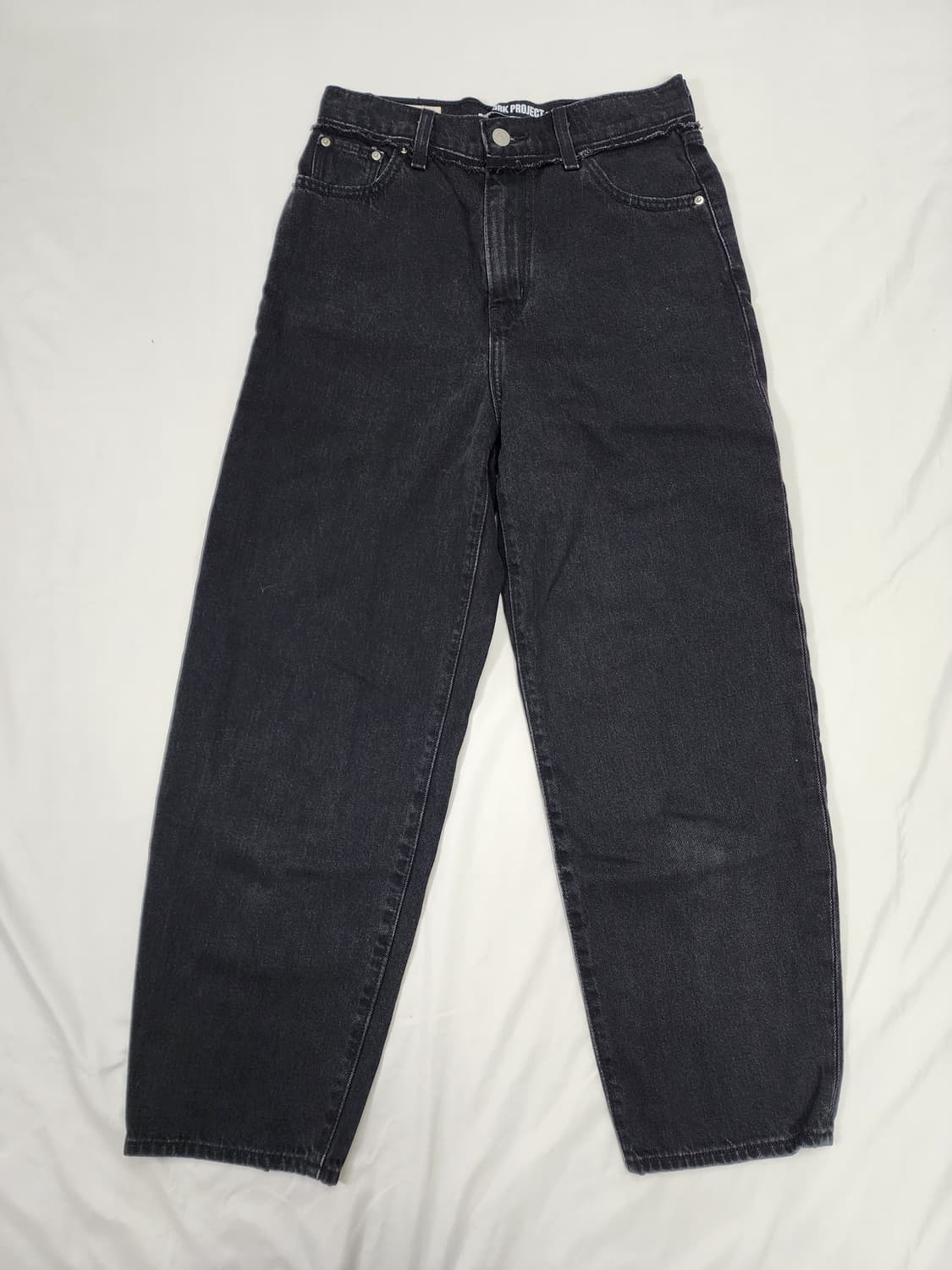 시스템x리바이스 벌룬핏 흑청 데님 팬츠 상품이미지1